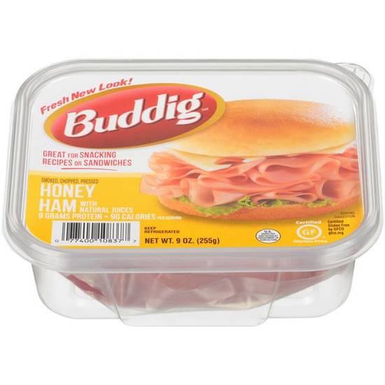 Order Buddig honey Ham (9 oz) food online from Ctown Supermarkets store, Uniondale on bringmethat.com