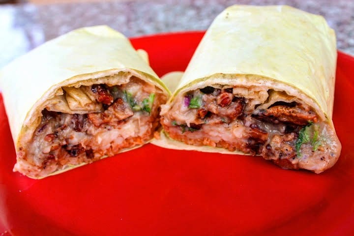 Order Burrito food online from Taqueria Tomateros store, Riverside on bringmethat.com