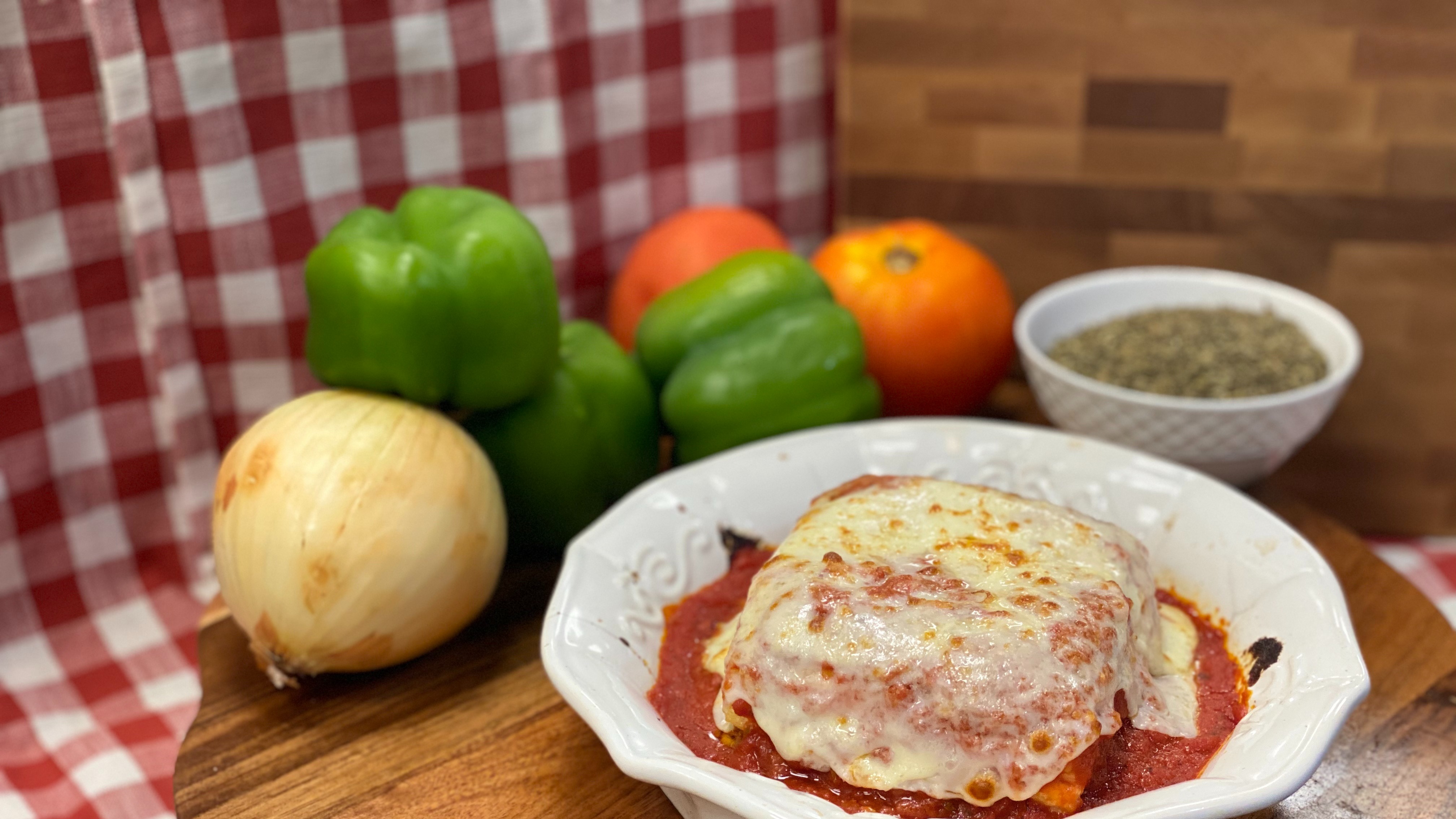 Order Lasagna food online from Manny & Olga's Pizza store, Wheaton on bringmethat.com