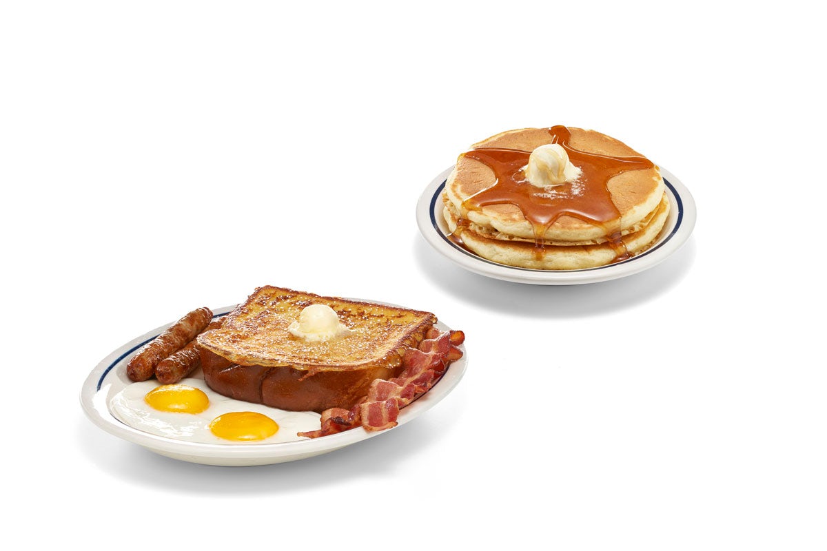 Order NEW! Split Decision Breakfast food online from IHOP store, Georgetown on bringmethat.com