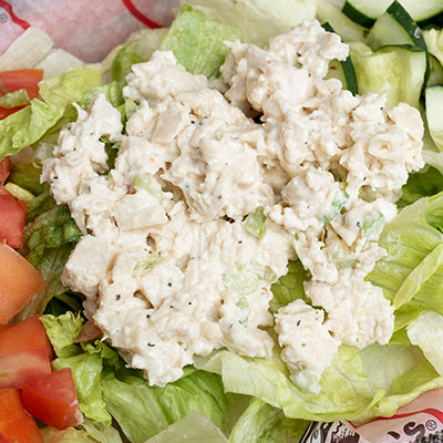 Order *Chicken Salad Plate food online from Groucho's Deli store, Columbia on bringmethat.com