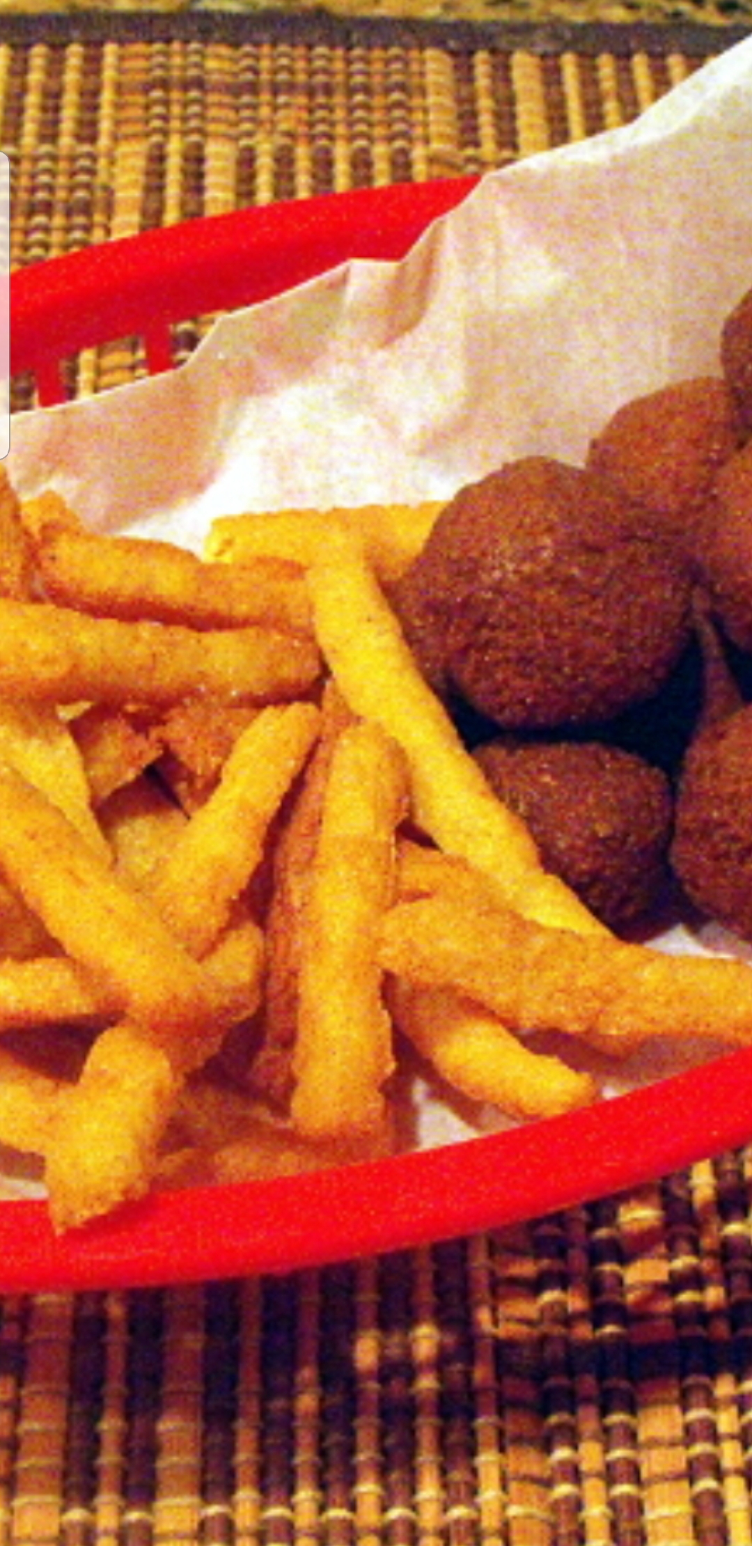 Order Falafel and fries (FREE CAN SODA OR WATER) food online from Bedford gourmet food store, Brooklyn on bringmethat.com