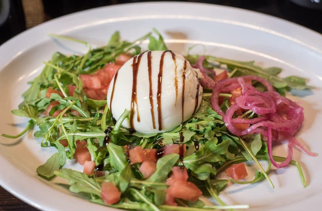 Order Burrata - Appetizer food online from Craftsman Wood Fired Pizza store, Placentia on bringmethat.com