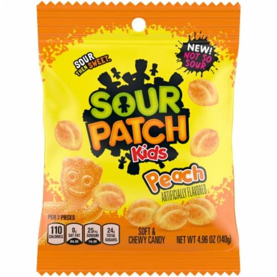 Order Sour Patch Kids 5 oz - Peach food online from IV Deli Mart store, Goleta on bringmethat.com