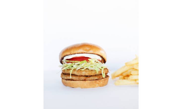 Order Double Veggie Burger food online from My Burger store, Minnetonka on bringmethat.com