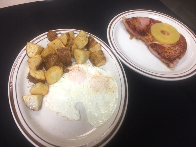 Order Country Ham and Eggs food online from Boulevard Diner store, Bartlesville on bringmethat.com