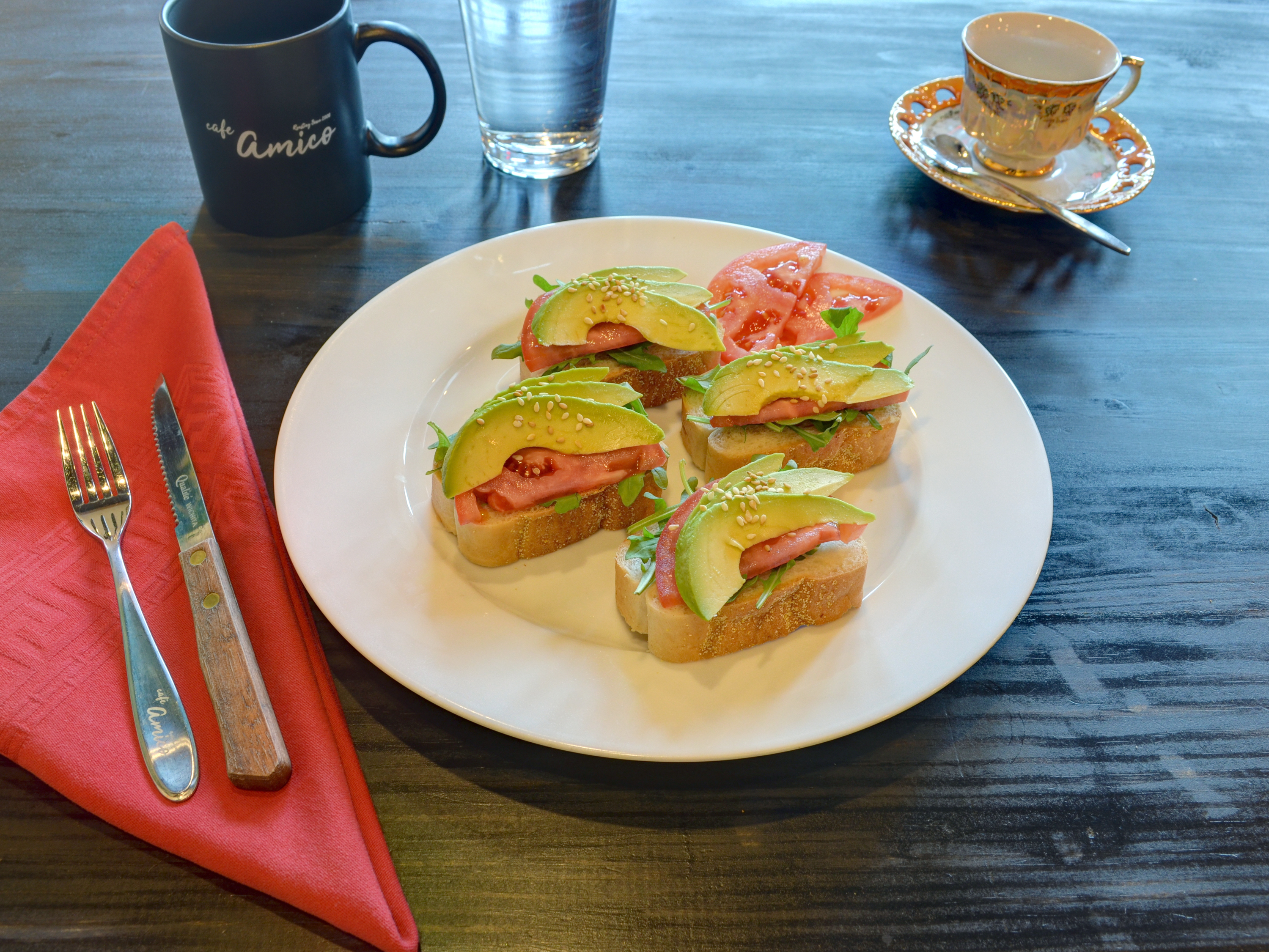 Order Avocado Toast food online from Cafe Amico store, Suwanee on bringmethat.com