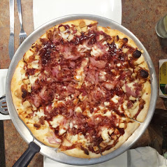 Order BBQ Chicken Pizza food online from Carmelos Italian Pizza store, Caledonia on bringmethat.com