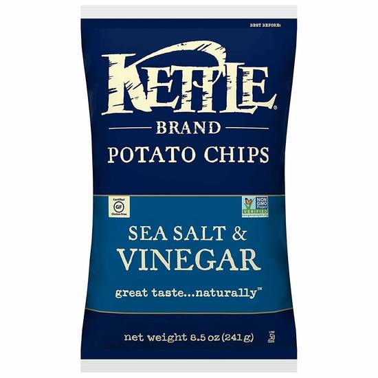 Order Kettle Chips Sea Salt & Vinegar Big Bag food online from IV Deli Mart store, Goleta on bringmethat.com