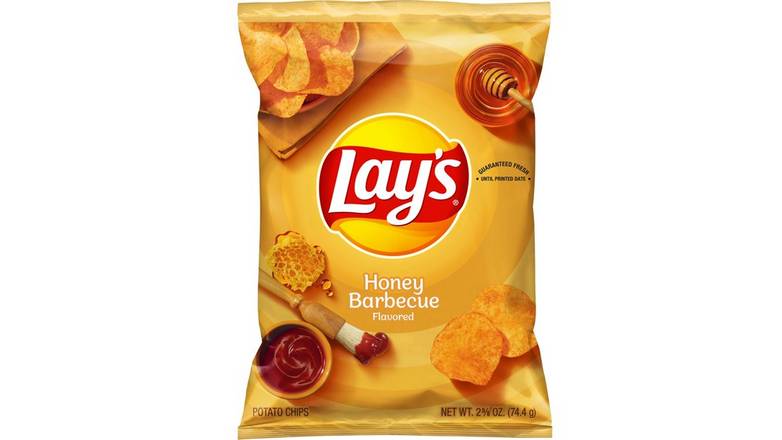 Order Lay'S Honey Barbecue Flavored Potato Chips food online from Energy Mart 4 store, Brevard on bringmethat.com