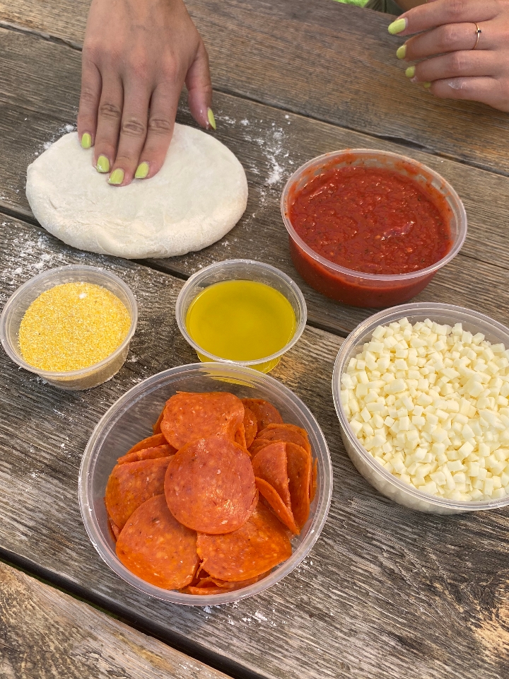 Order Small Pizza Kit food online from Happy Campers Paradise Park store, Chicago on bringmethat.com
