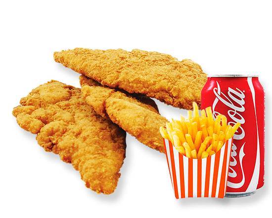 Order 3 Pieces Tenders Combo food online from Us Kennedy Fried Chicken store, New York on bringmethat.com