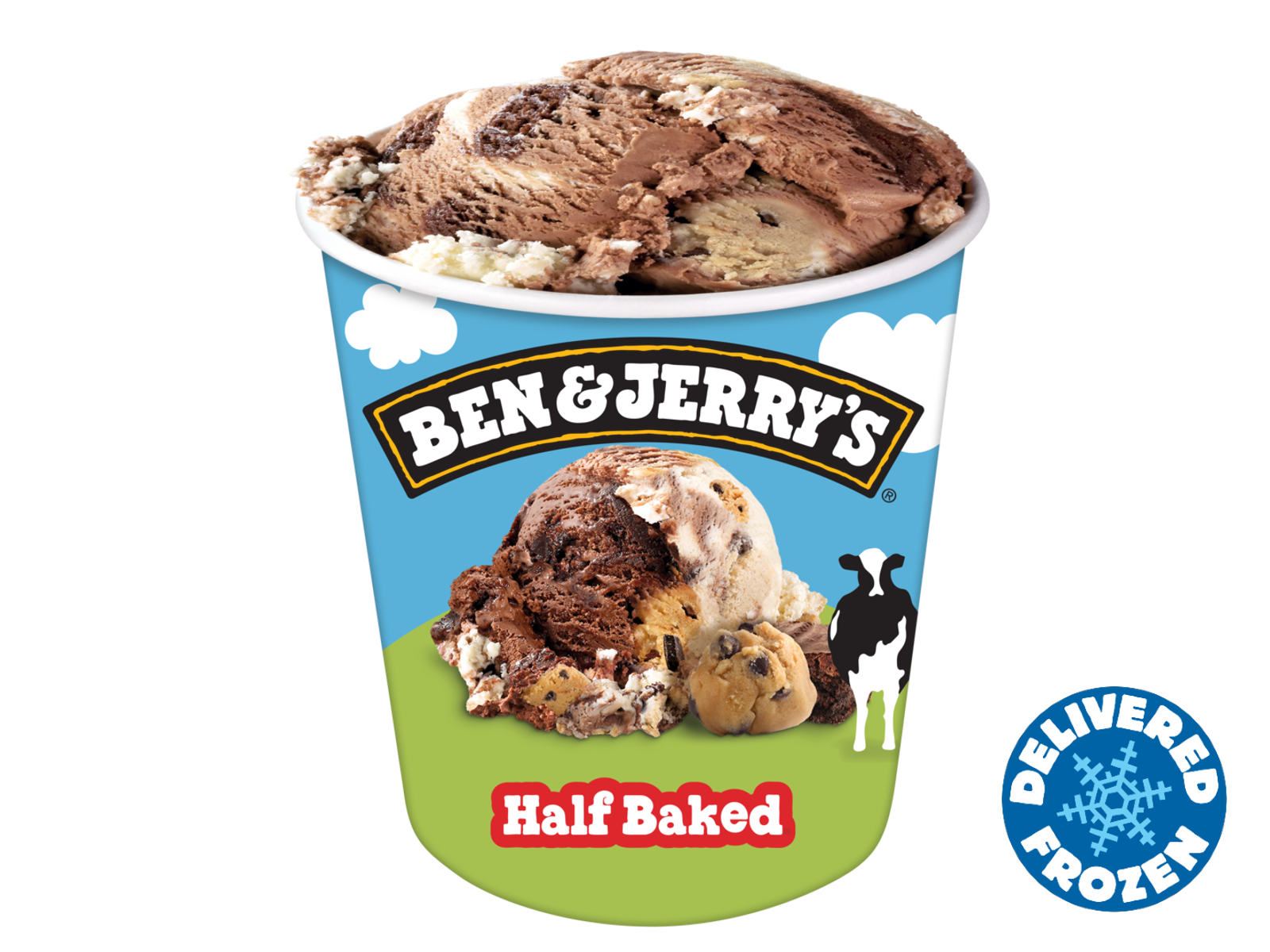 Order Ben & Jerry's Half Baked Pint food online from Quiznos - Legacy Pkwy store, Plano on bringmethat.com