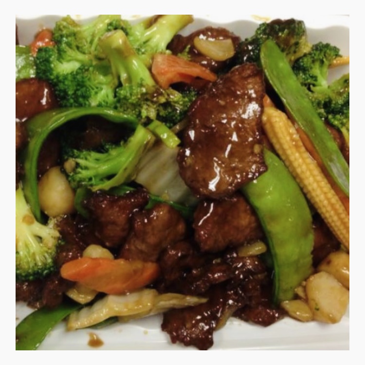 Order B3. Beef with Mixed Vegetable food online from Tea House store, Charlottesville on bringmethat.com
