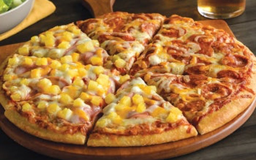 Order Create Your Own Half & Half Pizza (Original Crust) - Large 14'' food online from Papa Murphy's store, Cape Girardeau on bringmethat.com