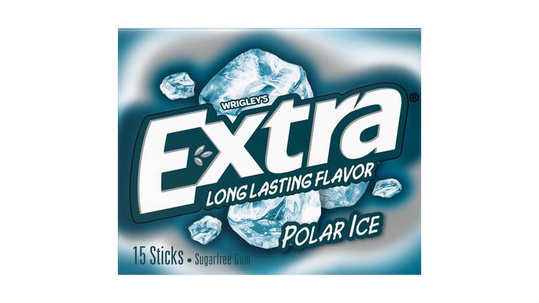 Order Extra Polar Ice Sugarfree Gum Single Pack, 15 Pieces food online from Aldan Sunoco store, Aldan on bringmethat.com