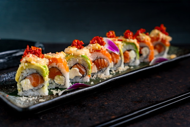Order Sunshine Roll food online from Kinha Sushi store, Garden City on bringmethat.com