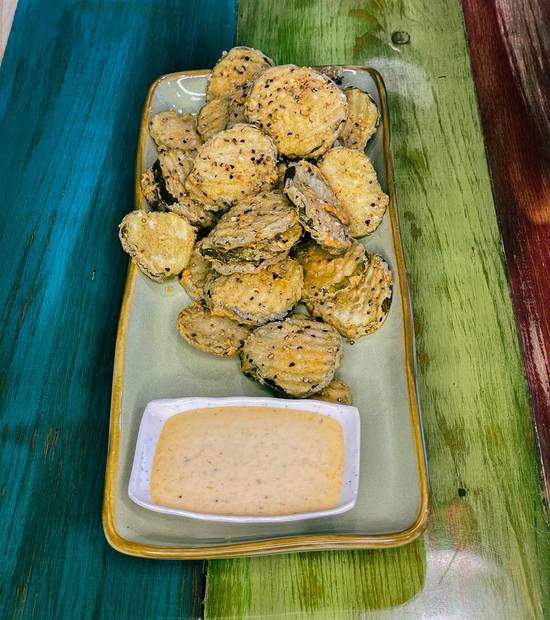 Order Fried Pickles food online from What Crackin Cafe store, Mesa on bringmethat.com