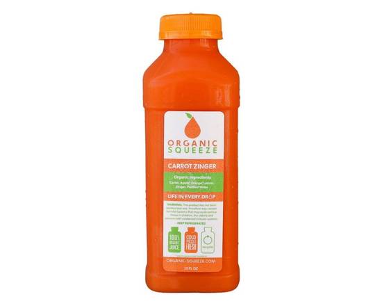 Order Carrot Zinger food online from Organic Squeeze store, Nichols Hills on bringmethat.com
