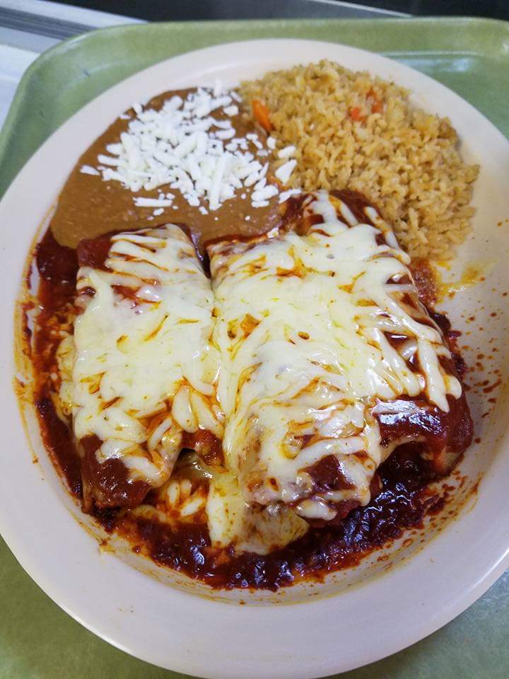 Order Enchilada Dinner food online from La Chula Mexican Market store, Watervliet on bringmethat.com