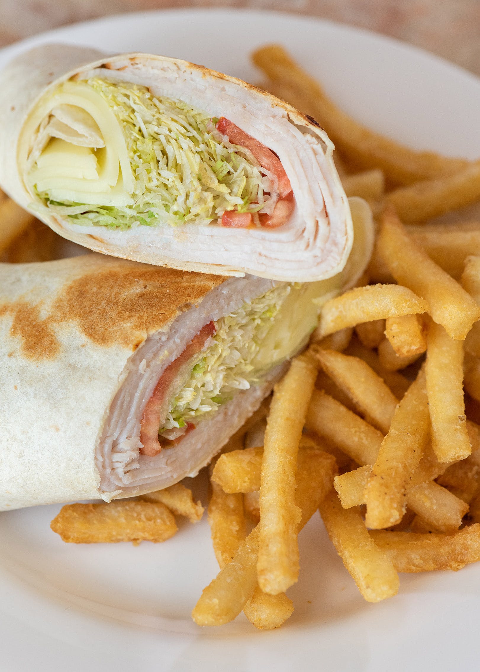 Order Turkey Wrap - Wrap food online from Pizza Palace store, Middletown on bringmethat.com