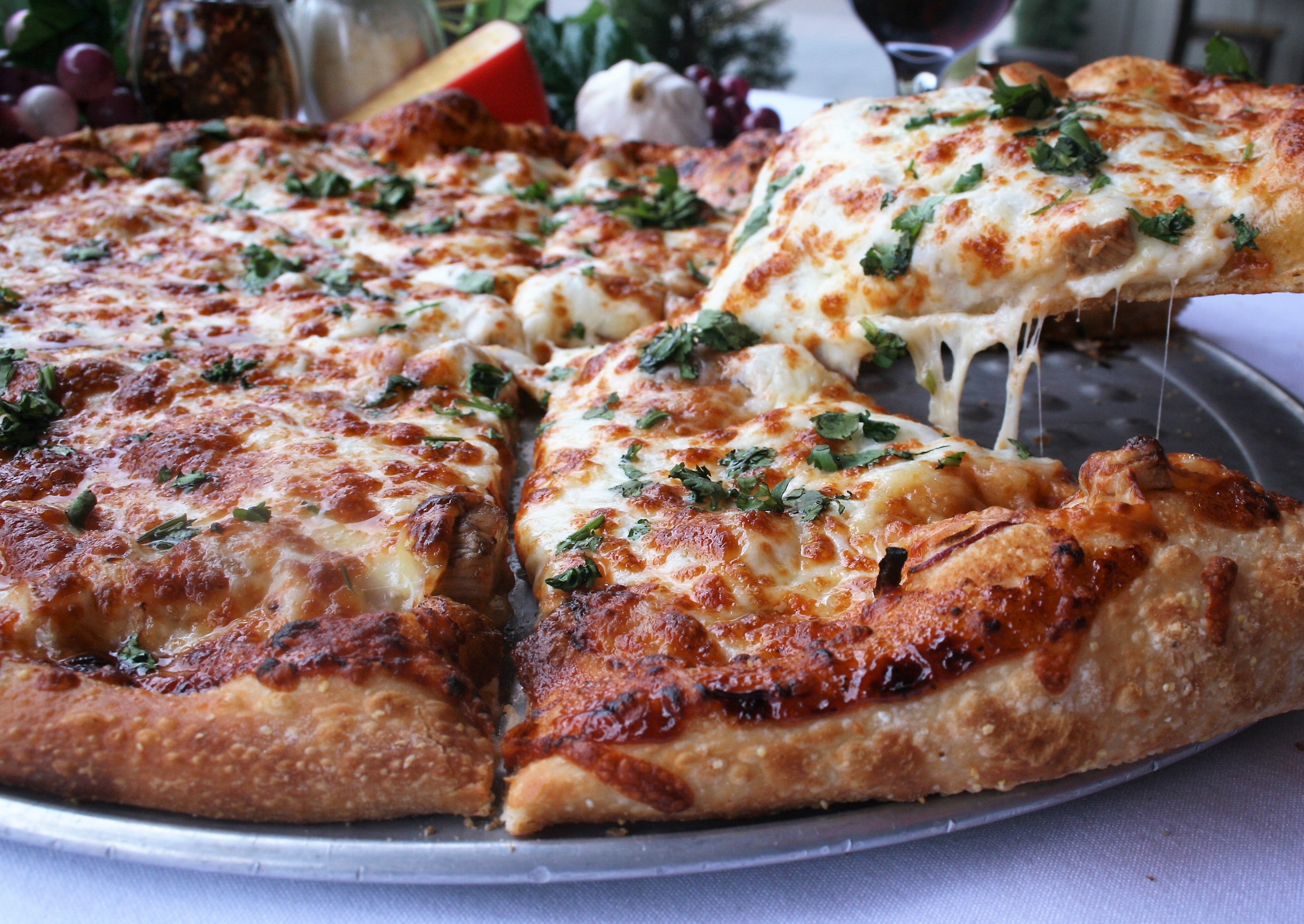 Order 6 Cheese Pizza food online from Nicolosi's Italian Restaurant store, San Diego on bringmethat.com