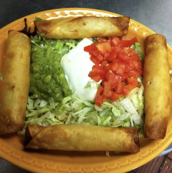 Order Rolled Taquitos food online from Cozumel Mexican Restaurant store, Brunswick on bringmethat.com