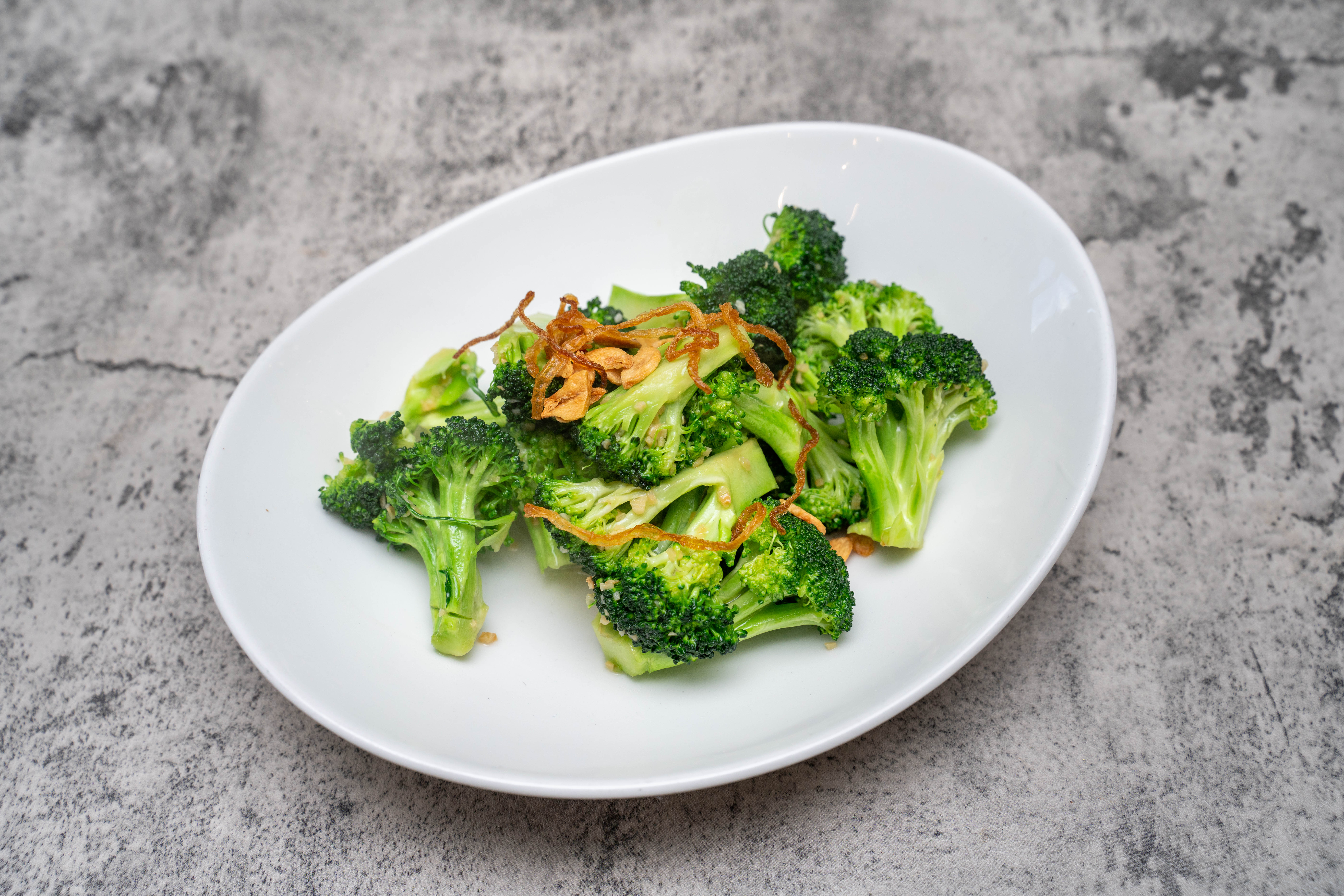 Order Broccoli Garlic food online from Experience Burma Restaurant & Bar store, Pleasanton on bringmethat.com