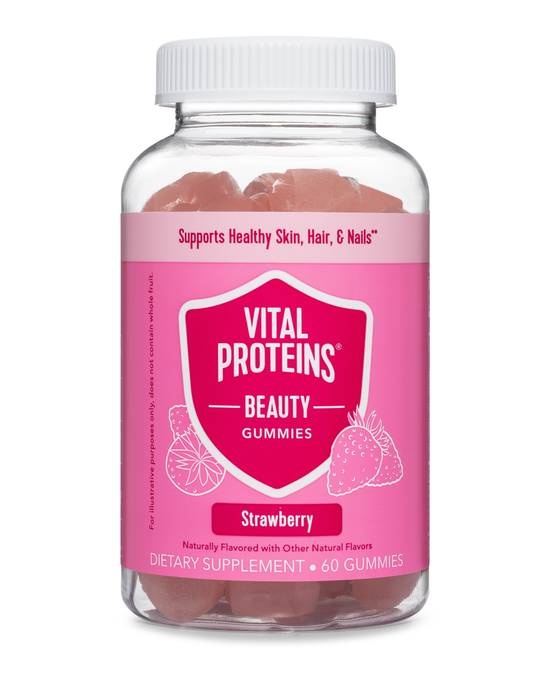 Order Vital Proteins Beauty Gummies Strawberry (60 ct) food online from Rite Aid store, Palm Desert on bringmethat.com