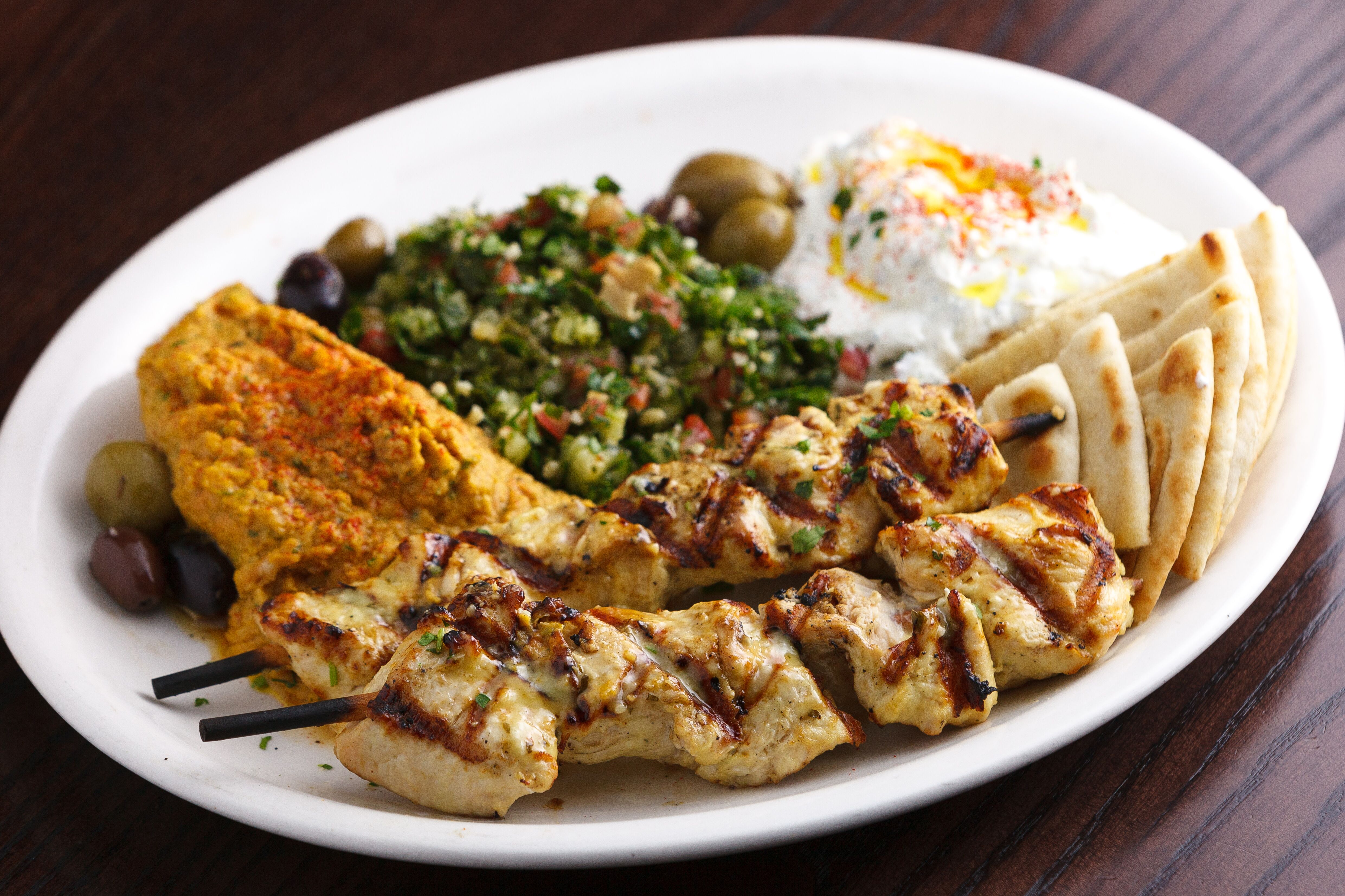 Order GRILLED CHICKEN SKEWERS food online from Jack Restaurant And Bar store, San Mateo on bringmethat.com