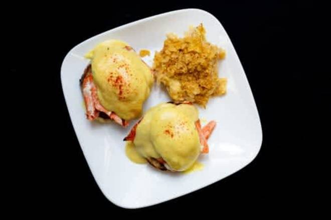 Order Salmon Benedict food online from Cheryl On 12th store, Portland on bringmethat.com