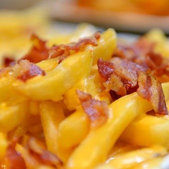 Order Cheesy Bacon Fries food online from Curbin Cuisine store, Des Moines on bringmethat.com