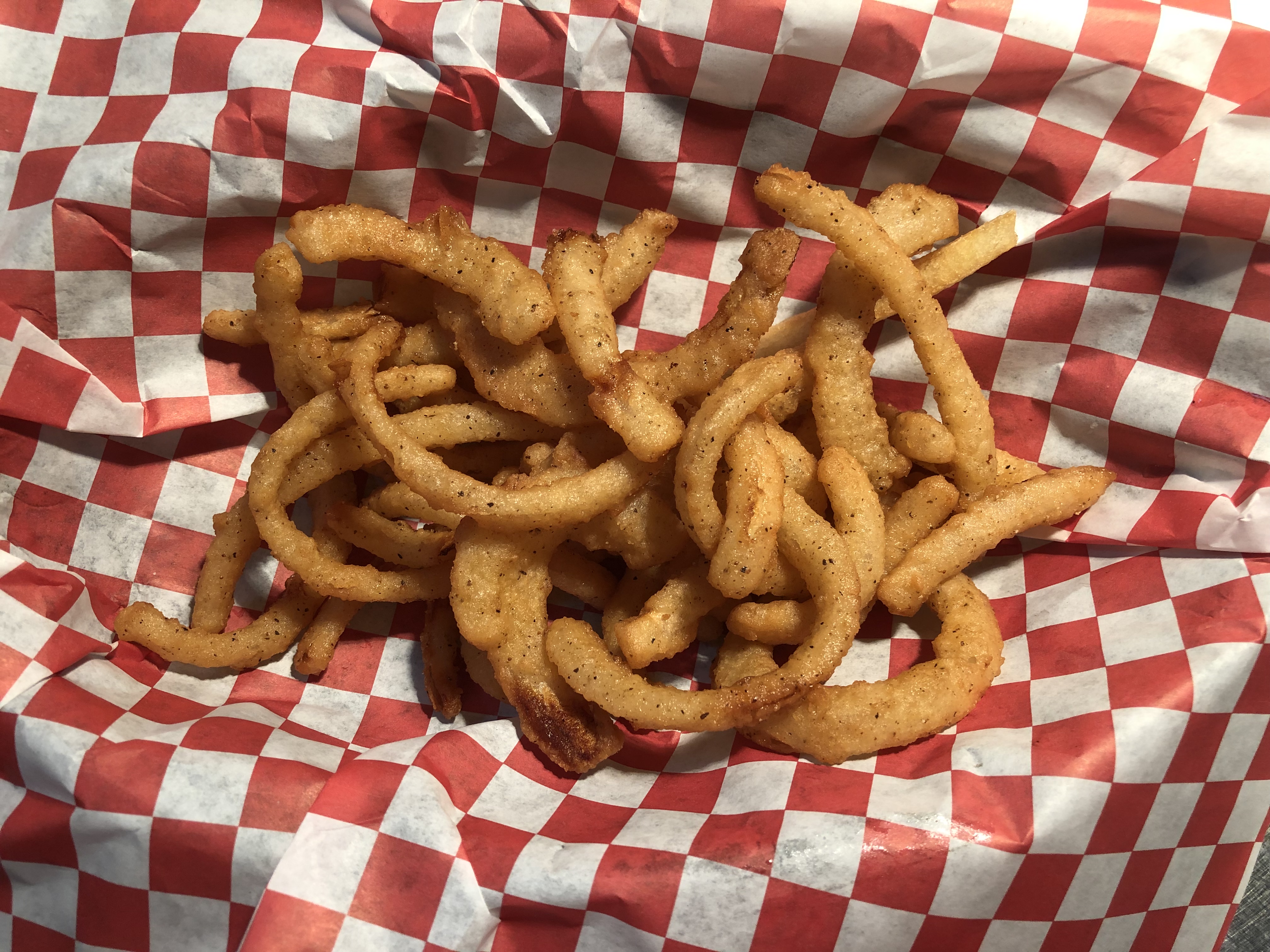 Order Onion Straws food online from Big Tony's West Philly Cheesesteaks store, Dallas on bringmethat.com
