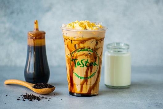 Order Tiger Milk with Creme Brulee food online from Tastea store, Sacramento on bringmethat.com