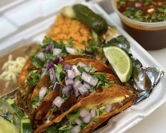 Order Quesatacos with Rice and Beans food online from Rookies store, Fayetteville on bringmethat.com