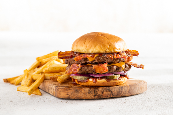 Order Big Bacon BBQ Burger* food online from Chili Grill & Bar store, Casa Grande on bringmethat.com