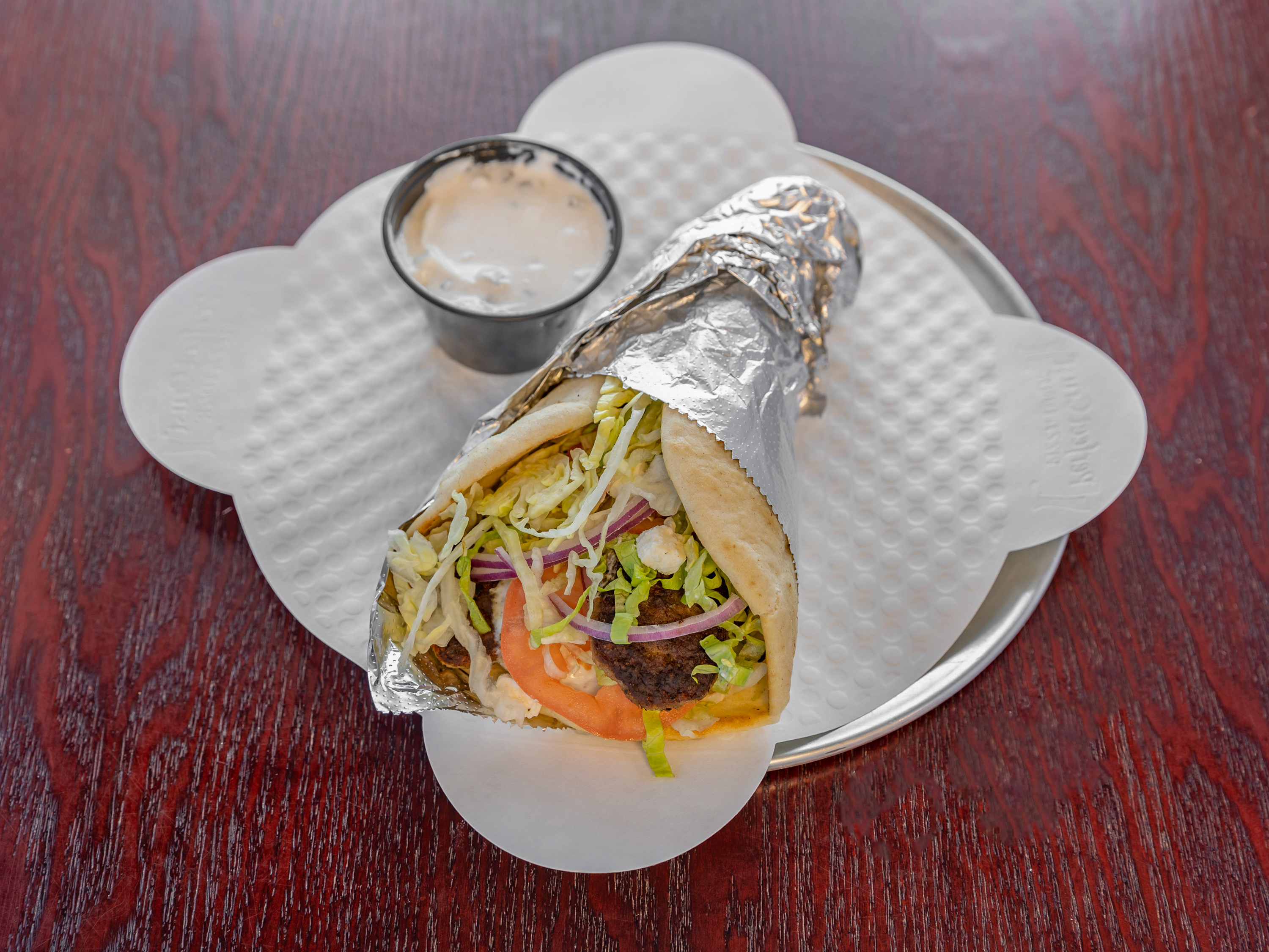 Order Meat Gyro Wrap food online from Wise Guys Deli store, West Warwick on bringmethat.com