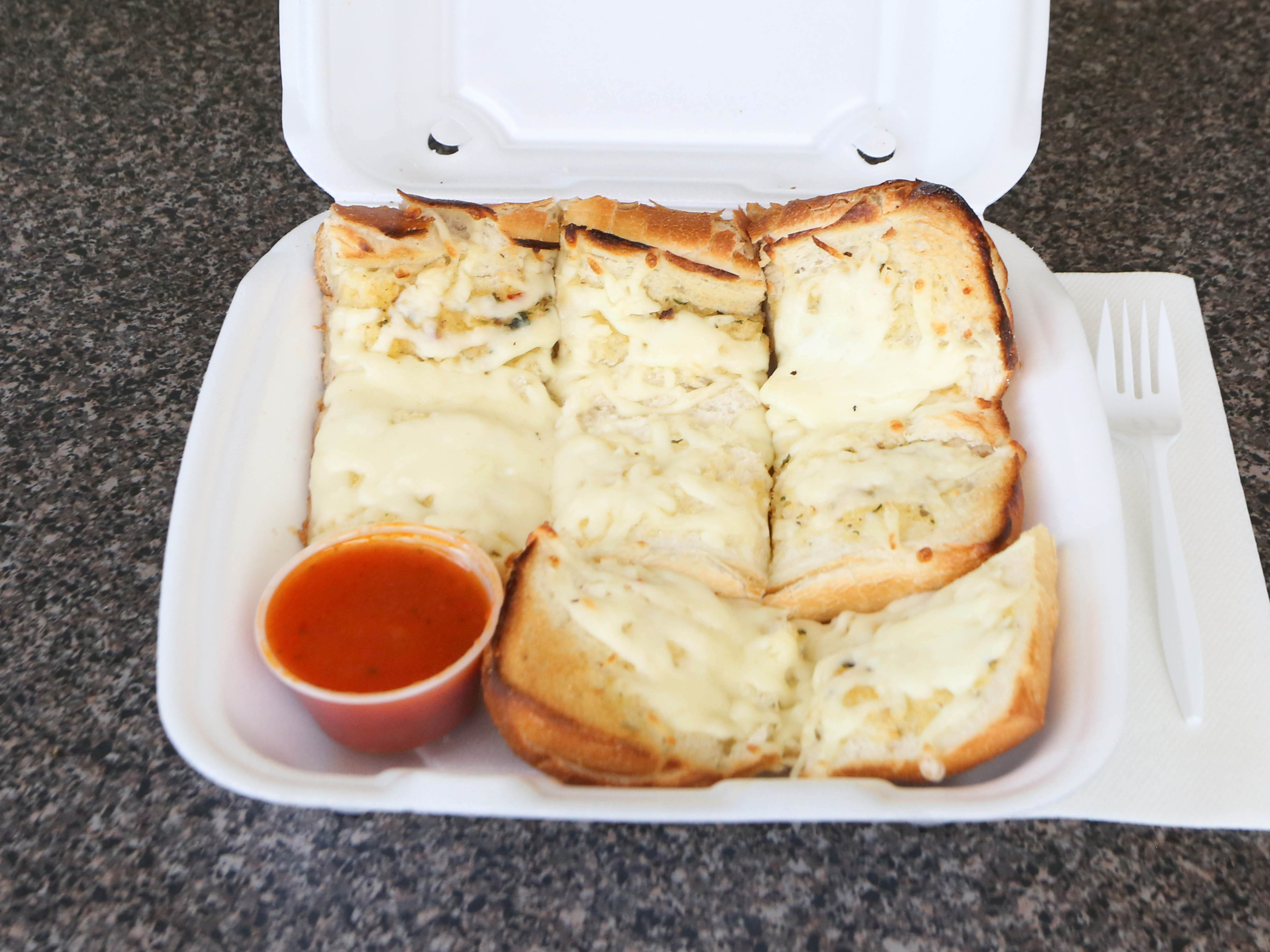 Order Garlic Bread food online from Broadway Pizza store, New Haven on bringmethat.com