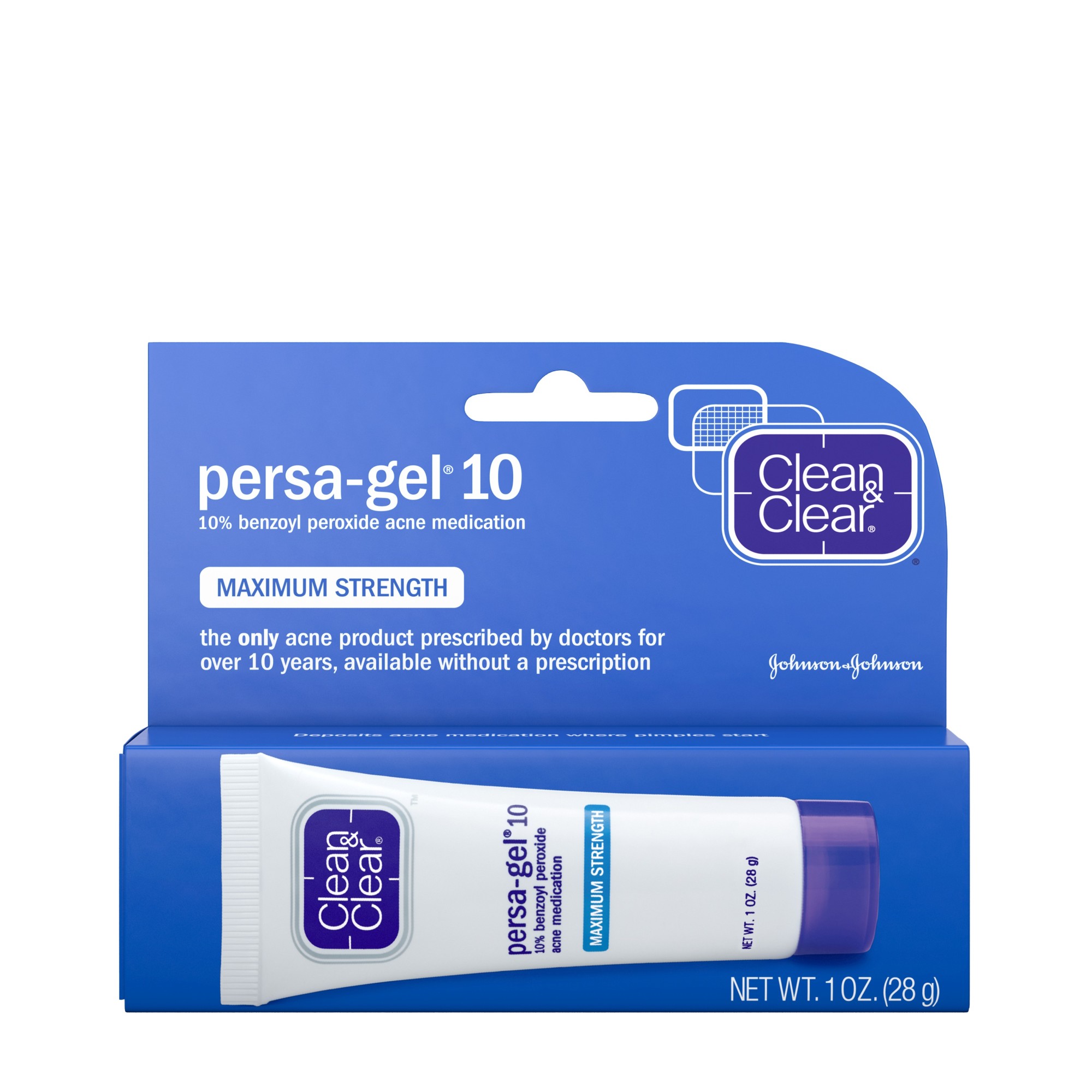 Order Clean & Clear Persa-Gel 10 Acne Medication with Benzoyl Peroxide - 1 oz food online from Rite Aid store, READING on bringmethat.com