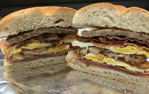 Order Belly Buster Sandwich food online from Quick Stop Deli store, Perth Amboy on bringmethat.com