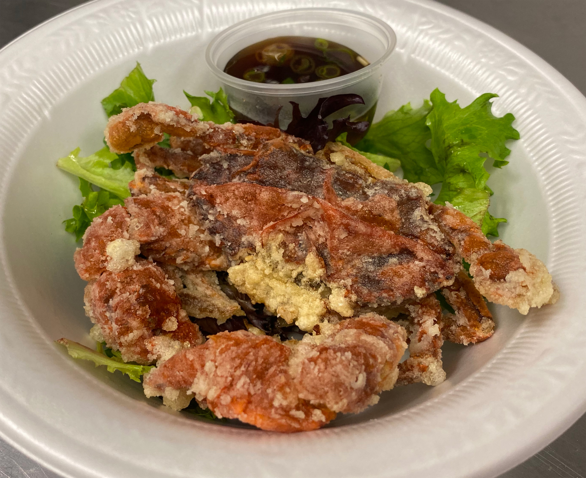 Order Softshell Crab Appetizer food online from Pokinometry store, Anaheim on bringmethat.com