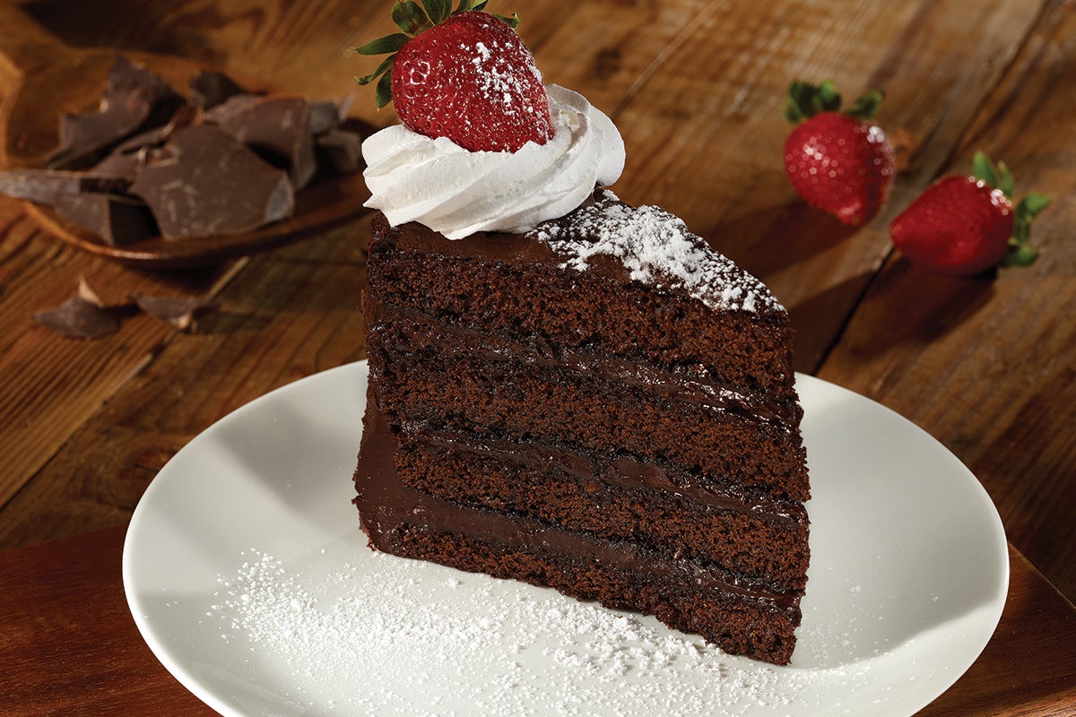 Order DARK CHOCOLATE FUDGE CAKE  food online from Old Chicago Pizza + Taproom store, Olathe on bringmethat.com