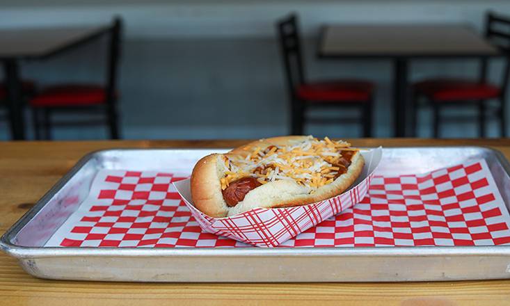 Order Chili Dog* food online from Biggie Burgers store, San Clemente on bringmethat.com