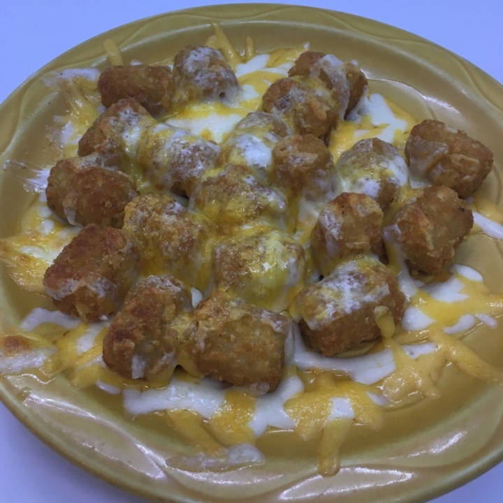 Order Cheese Tater Tots food online from Poco Mexican/American Restaurant, Bar & Comedy Cabaret store, Doylestown on bringmethat.com