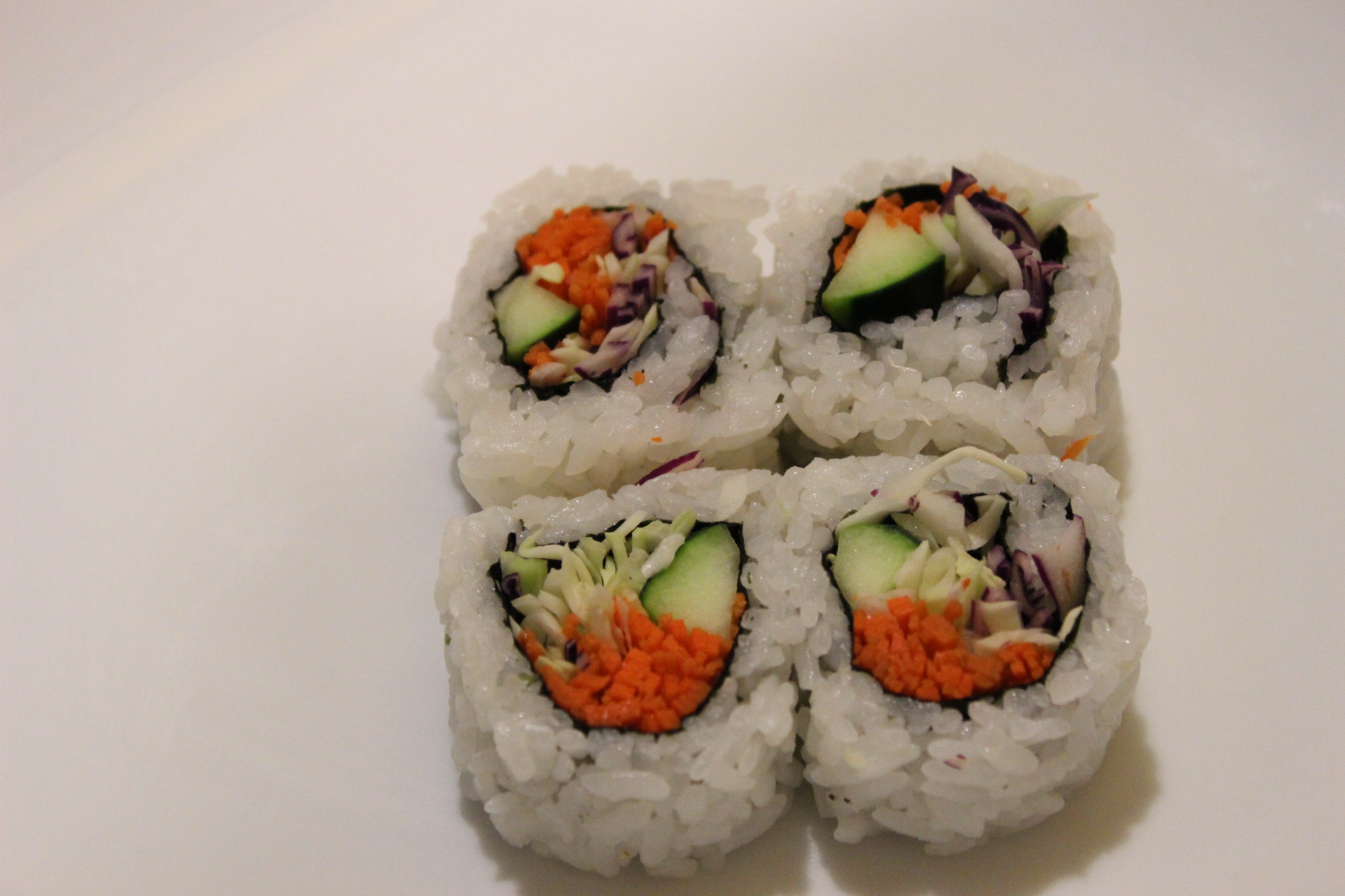 Order Veggie Roll food online from Sushi Train store, Tualatin on bringmethat.com