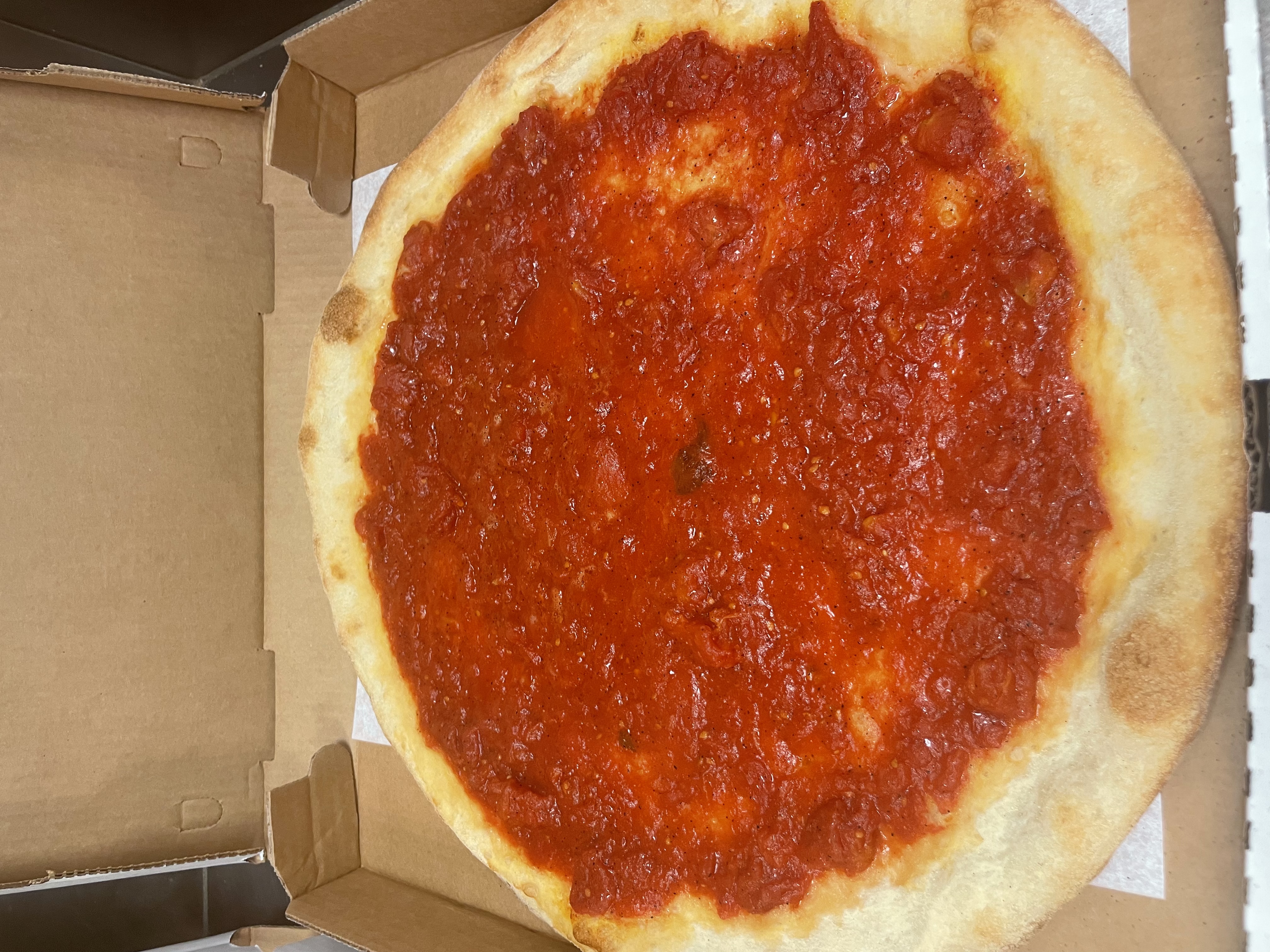Order Tomate Pie w No Cheese  food online from Dolce carini pizza store, Philadelphia on bringmethat.com