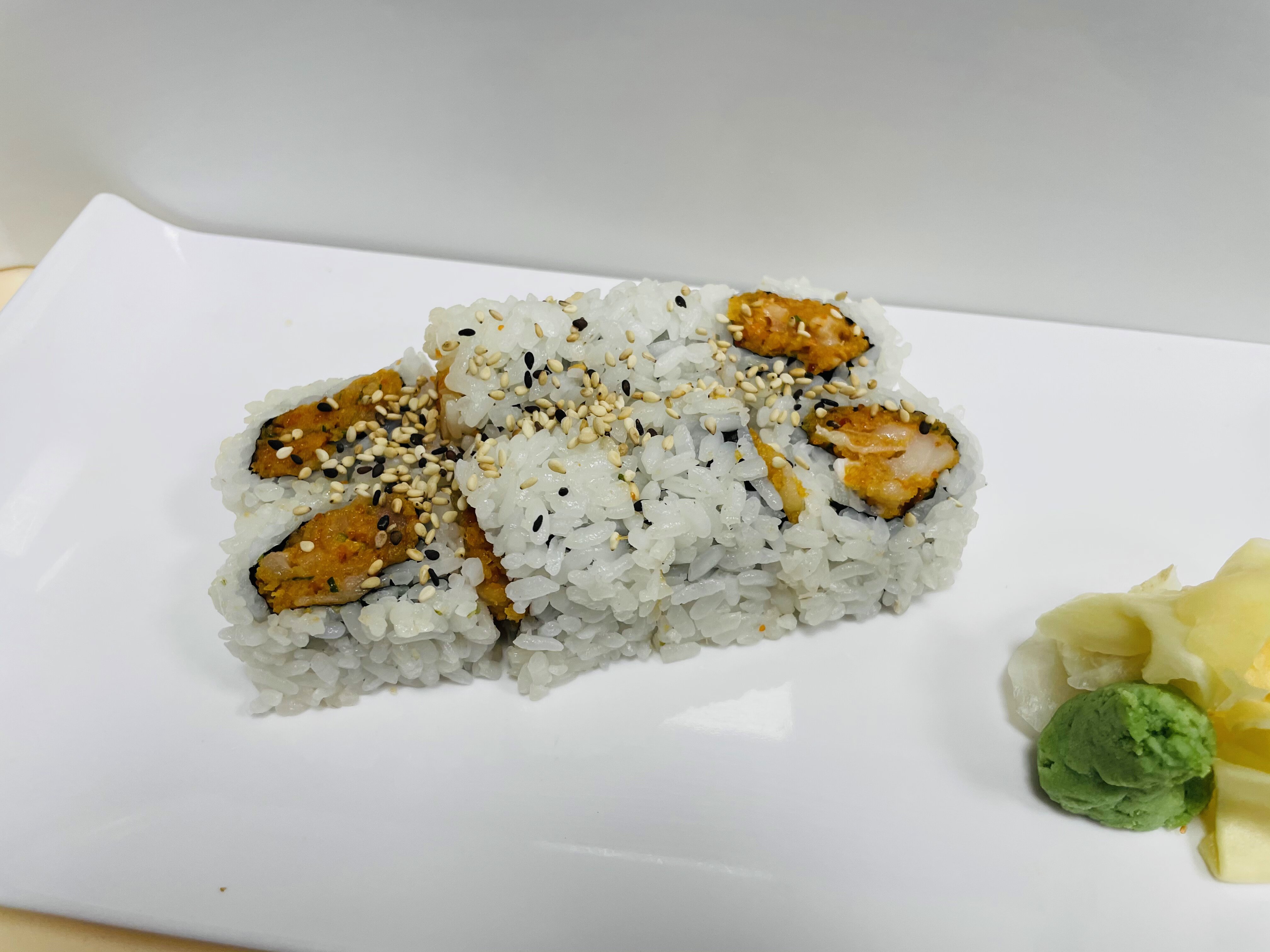 Order R15. Spicy Yellowtail Roll food online from Asian Cuisine & Sushi Bar store, Salt Lake City on bringmethat.com