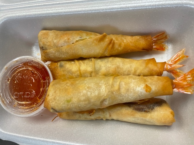 Order 4 Shrimp Spring Rolls food online from Simply Thai store, Northbrook on bringmethat.com