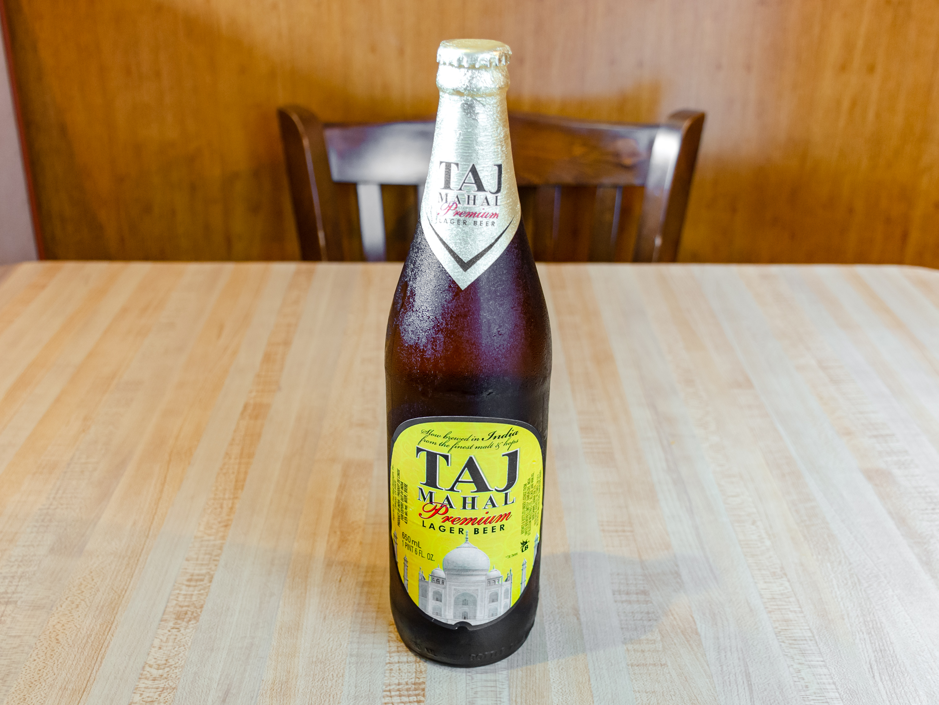 Order Taj Mahal (Indian Beer650 ML) food online from Jeet India Restaurant store, Beavercreek on bringmethat.com