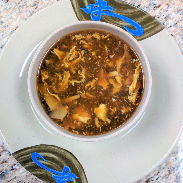 Order Hot and Sour Soup food online from Moon Wok Bedford store, Bedford on bringmethat.com